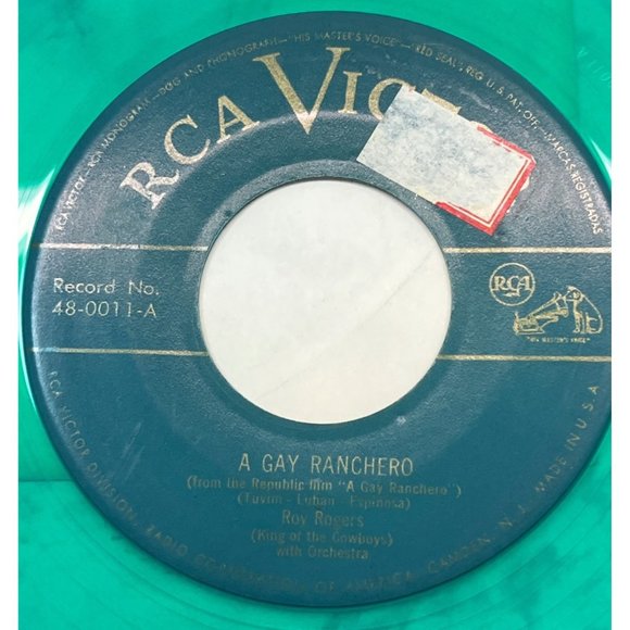 Sons of the Pioneers A Gay Ranchero / Home in Oklahoma 45 Country Green Vinyl - Picture 1 of 5